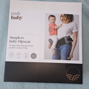 Tush Baby Strapless Baby Hipseat - Grey